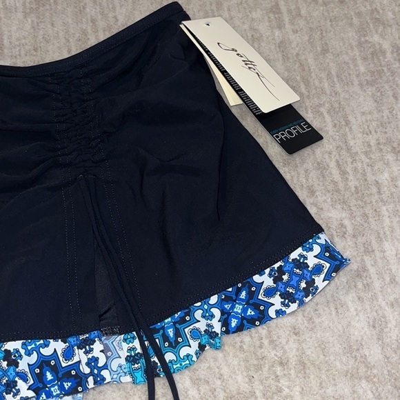 NWT PROFILE BY GOTTEX SKIRTED BIKINI BOTTOM NWT Size 8 - Picture 3 of 4